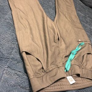 Grey figs scrub pants